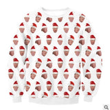 2018 UGLY CHRISTMAS SWEATER Vacation Santa Elf Funny Womens Men Sweaters Gogoboi Unisex Men Women Tops Autumn Winter Clothing