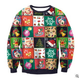 2018 UGLY CHRISTMAS SWEATER Vacation Santa Elf Funny Womens Men Sweaters Gogoboi Unisex Men Women Tops Autumn Winter Clothing